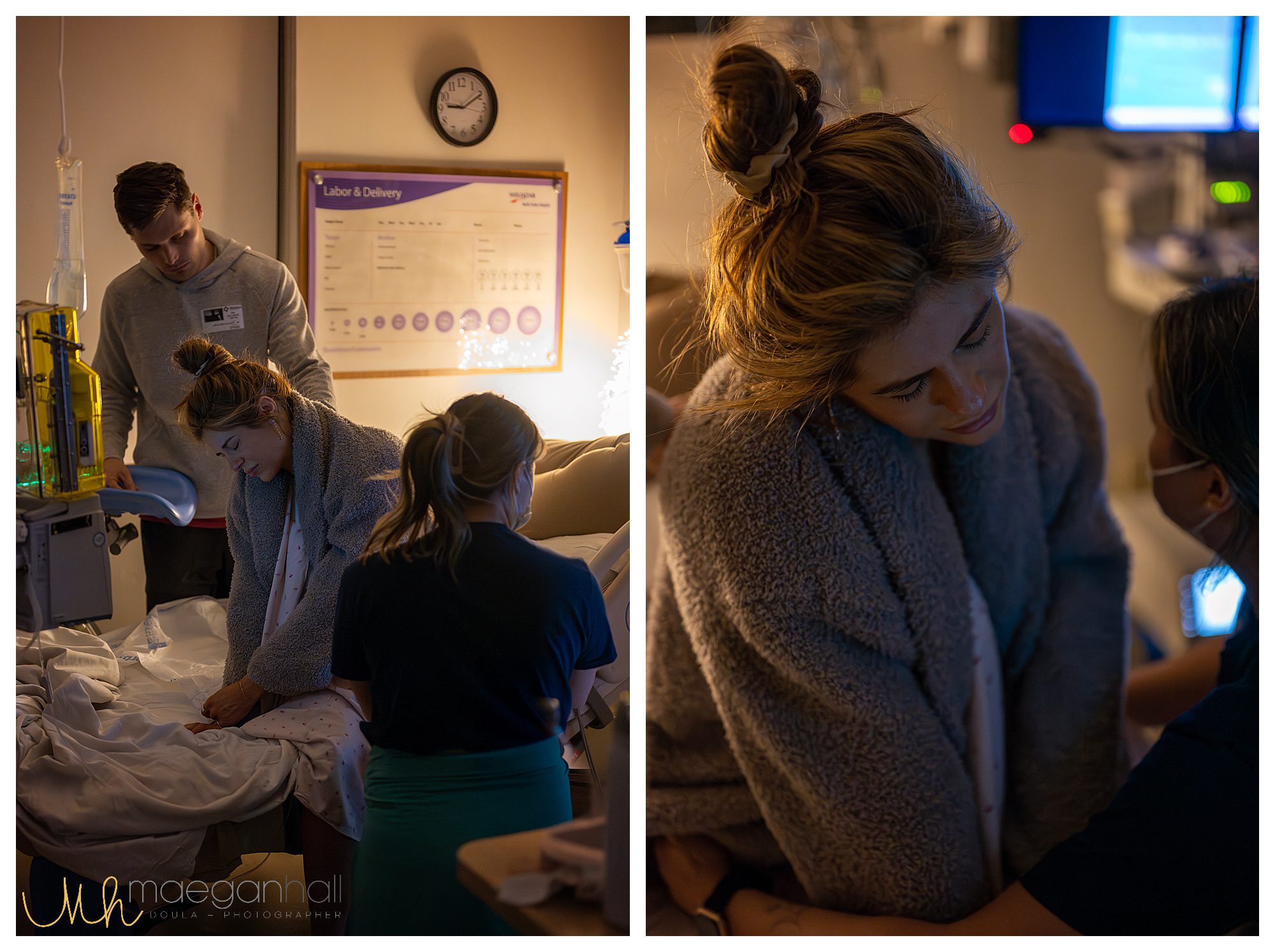 Alpharetta birth photographer documenting a calm birth
